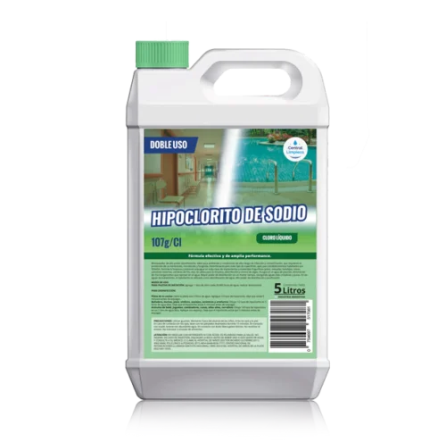 Hipoclorito de sodio 107g/Cl CLORO líquido x 5 litros