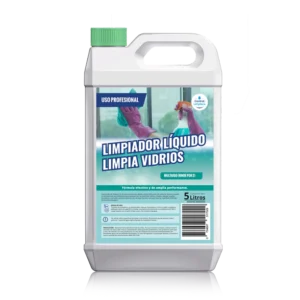 Limpiador líquido limpia vidrios y multiuso x 5 litros